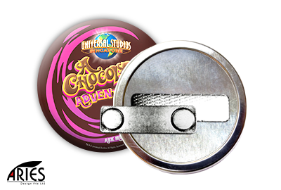 Wearable Rectangle Magnet With Flat Badge