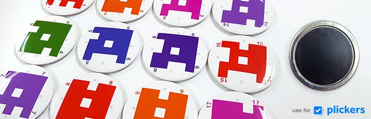 Service School Plickers Badges