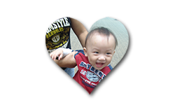 Baby Shower Heart Shape Fridge Magnet