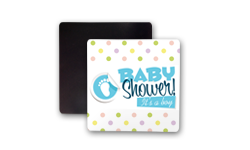 Baby Shower Square Fridge Magnet